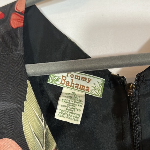 Tommy Bahama Black & Red Floral Dress - Picture 5 of 12